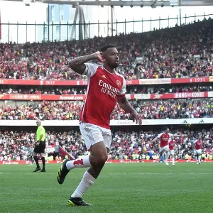 Arsenal's Gabriel Jesus Scores Third Goal Against Manchester United in 2023-24 Premier League
