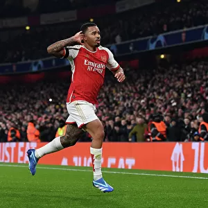 Arsenal's Gabriel Jesus Scores Second Goal in Champions League Victory over RC Lens (2023-24)