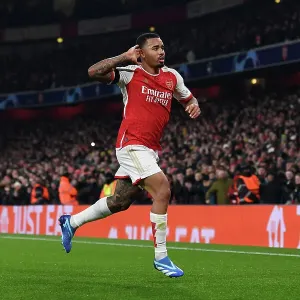 Arsenal's Gabriel Jesus Scores Second Goal in Champions League Victory over RC Lens (2023-24) Arsenal's Gabriel Jesus Scores Second Goal in Champions League Victory over RC Lens (2023-24)