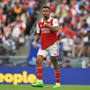 Arsenal's Gabriel Jesus Shines in Pre-Season Clash Against Everton in Baltimore, 2022
