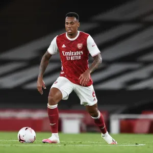 Arsenal's Gabriel Magalhaes in Action Against West Ham United (2020-21)
