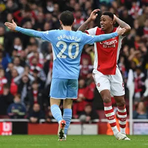 Arsenal's Gabriel Magalhaes Faces Manchester City in Premier League Clash (2021-22)