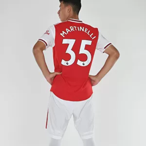 Arsenal's Gabriel Martinelli at 2019-2020 Photocall