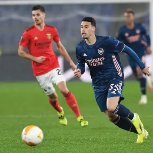 Arsenal's Gabriel Martinelli in Action against SL Benfica in UEFA Europa League Round of 32, Rome, Italy (2021) Arsenal's Gabriel Martinelli in Action against SL Benfica in UEFA Europa League Round of 32, Rome, Italy (2021)