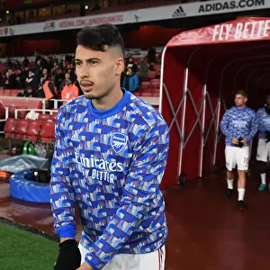 Arsenal's Gabriel Martinelli Gears Up for Arsenal v Liverpool Clash (2021-22)