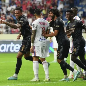 Arsenal's Gabriel Scores First Goal in 2022-23 Dubai Super Cup Win Against Olympique Lyonnais Arsenal's Gabriel Scores First Goal in 2022-23 Dubai Super Cup Win Against Olympique Lyonnais