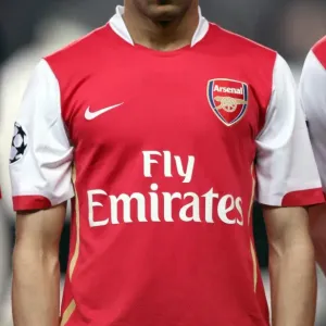 Arsenal's Gael Clichy in Action during the Intense Arsenal vs Liverpool UEFA Champions League Quarter Final Match at Emirates Stadium, 2008