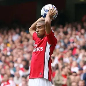 Arsenal's Gael Clichy Celebrates during Arsenal 4:0 Wigan Athletic, Barclays Premier League, Emirates Stadium, 19/9/09 Arsenal's Gael Clichy Celebrates during Arsenal 4:0 Wigan Athletic, Barclays Premier League, Emirates Stadium, 19/9/09