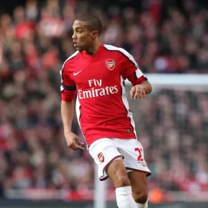 Arsenal's Gael Clichy Celebrates Thrilling 3-1 Victory Over Burnley in Barclays Premier League (6/3/10) Arsenal's Gael Clichy Celebrates Thrilling 3-1 Victory Over Burnley in Barclays Premier League (6/3/10)
