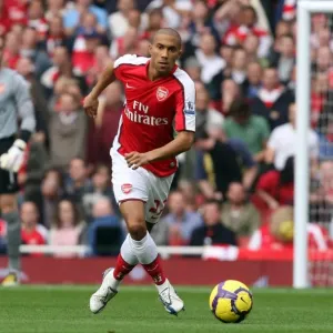 Arsenal's Gael Clichy: Celebrating a 3:0 Victory Over Tottenham Hotspur at Emirages Stadium (October 31, 2009) Arsenal's Gael Clichy: Celebrating a 3:0 Victory Over Tottenham Hotspur at Emirages Stadium (October 31, 2009)