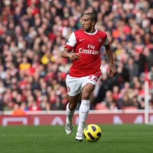 Arsenal's Gael Clichy Scores the Winning Goal: Arsenal 1:0 West Ham United, Barclays Premier League Arsenal's Gael Clichy Scores the Winning Goal: Arsenal 1:0 West Ham United, Barclays Premier League