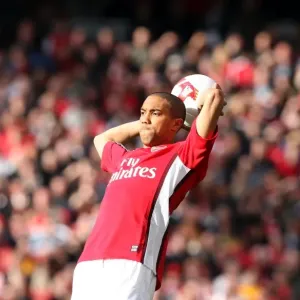 Arsenal's Gael Clichy Shines in 4-0 Victory over Blackburn Rovers, Barclays Premier League, Emirates Stadium, 14/3/09 Arsenal's Gael Clichy Shines in 4-0 Victory over Blackburn Rovers, Barclays Premier League, Emirates Stadium, 14/3/09