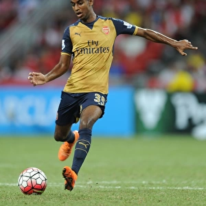 Arsenal's Gedion Zelalem in Action against Singapore XI during the Barclays Asia Trophy