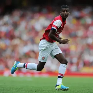 Arsenal's Gideon Zelalem in Action against Galatasaray - Emirates Cup 2013