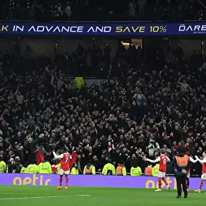 Arsenal's Glory: Celebrating a Premier League Victory over Tottenham Hotspur in London