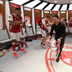 Arsenal's Empty Glory: Mikel Arteta Celebrates FA Cup Victory Over Chelsea at Deserted Wembley, 2020