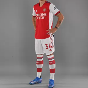 Arsenal's Granit Xhaka at 2021-22 Team Photocall