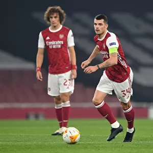 Arsenal's Granit Xhaka in Action against Molde FK in Europa League Group Stage