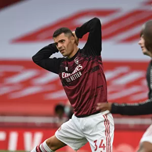 Arsenal's Granit Xhaka Gears Up: Arsenal FC vs Leicester City, Premier League 2019-2020
