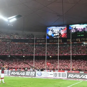 Arsenal's Granit Xhaka Greets Fans After Arsenal v Chelsea Pre-Season Match in Beijing
