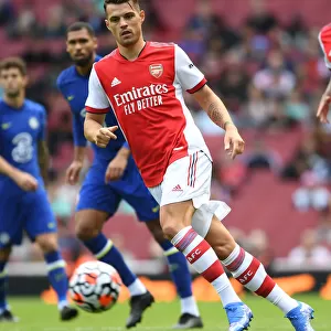 Arsenal's Granit Xhaka: Unyielding Performance Against Chelsea in Pre-Season Clash