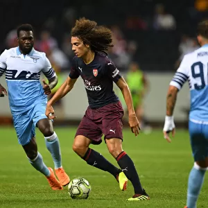 Arsenal's Guendouzi Clashes with Lazio's Caicedo in 2018 Pre-Season Friendly