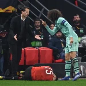 Arsenal's Guendouzi and Rennes Manager Clash in Europa League First Leg