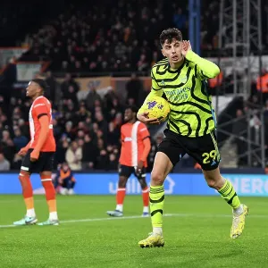 Arsenal's Havertz Scores Third in Luton Victory (2023-24) Arsenal's Havertz Scores Third in Luton Victory (2023-24)