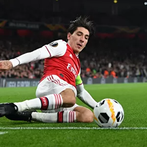 Arsenal's Hector Bellerin in Action against Vitoria Guimaraes in UEFA Europa League Group Stage