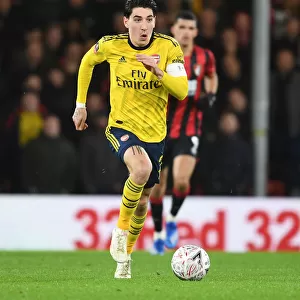 Arsenal's Hector Bellerin in FA Cup Fourth Round Clash Against AFC Bournemouth