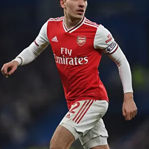 Arsenal's Hector Bellerin Stands Firm Against Chelsea Rivalry: A Premier League Battle at Stamford Bridge, 2019-2020