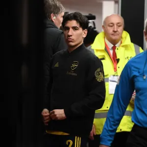 Arsenal's Hector Bellerin in the Tunnel Before FA Cup Clash vs. AFC Bournemouth