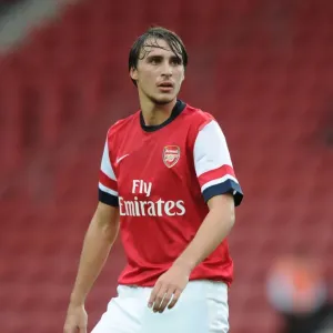Arsenal's Ignasi Miquel in Action against Anderlecht in 2012 Pre-Season Friendly
