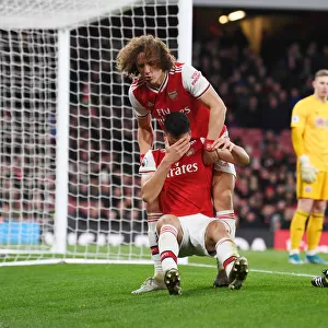 Arsenal's Injury Woes: David Luiz Consoles Hurt Martinelli vs Sheffield United (2019-20)