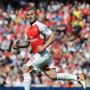 Arsenal's Jack Wilshere in Action: Arsenal vs. Aston Villa (Premier League 2015-16) Arsenal's Jack Wilshere in Action: Arsenal vs. Aston Villa (Premier League 2015-16)