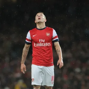 Arsenal's Jack Wilshere in Action against Wigan Athletic (2012-13)