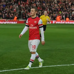 Arsenal's Jack Wilshere Before Arsenal v West Bromwich Albion, Premier League 2012-13