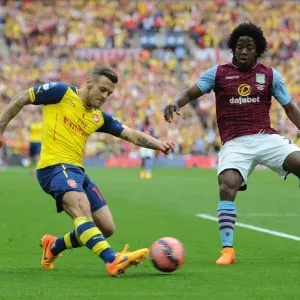 Arsenal's Jack Wilshere Celebrates FA Cup Victory: Arsenal 4-0 Aston Villa (Wembley Stadium, 2015) Arsenal's Jack Wilshere Celebrates FA Cup Victory: Arsenal 4-0 Aston Villa (Wembley Stadium, 2015)