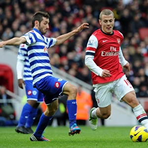 Arsenal's Jack Wilshere Clashes with QPR's Esteban Granero (2012-13)