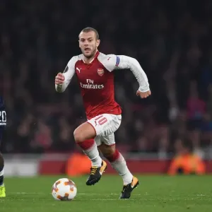 Arsenal's Jack Wilshere Faces Off Against Richmond Donald in Europa League Clash