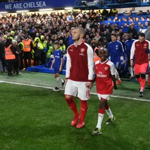 Arsenal's Jack Wilshere Leads Team Out in Carabao Cup Semi-Final vs Chelsea Arsenal's Jack Wilshere Leads Team Out in Carabao Cup Semi-Final vs Chelsea