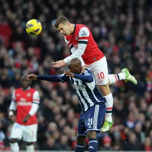 Arsenal's Jack Wilshere Leaps Over Youssouf Mulumbu (2012-13)