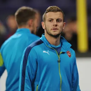 Arsenal's Jack Wilshere Prepares for RSC Anderlecht Clash in UEFA Champions League (2014-15)