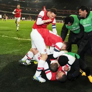 Arsenal's Jack Wilshere Scores in FA Cup Third Round Replay Against Swansea City Arsenal's Jack Wilshere Scores in FA Cup Third Round Replay Against Swansea City