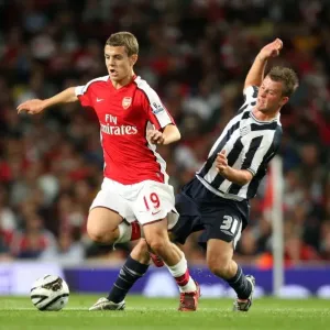 Arsenal's Jack Wilshere Scores Twice in Carling Cup Victory over West Brom's Simon Cox (2:0) Arsenal's Jack Wilshere Scores Twice in Carling Cup Victory over West Brom's Simon Cox (2:0)