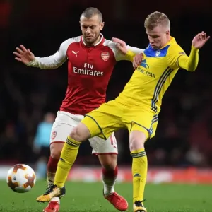 Arsenal's Jack Wilshere vs Evgeni Berezkin: A Battle in the Europa League Clash