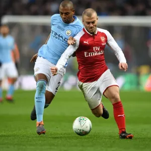 Arsenal's Jack Wilshere vs. Manchester City's Fernandinho: A Carabao Cup Final Showdown