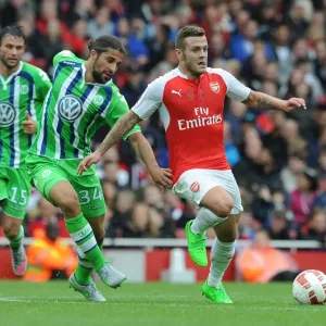 Arsenal's Jack Wilshere vs. Ricardo Rodriguez: A Battle at the Emirates Cup