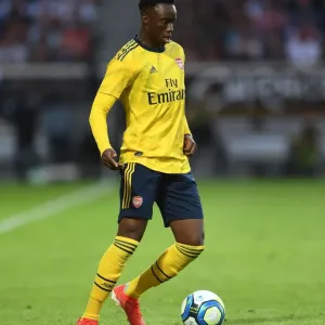 Arsenal's James Olayinka in Action against Angers during 2019 Pre-Season Friendly