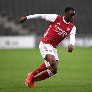Arsenal's James Olayinka in Action against MK Dons - Pre-Season Friendly 2020